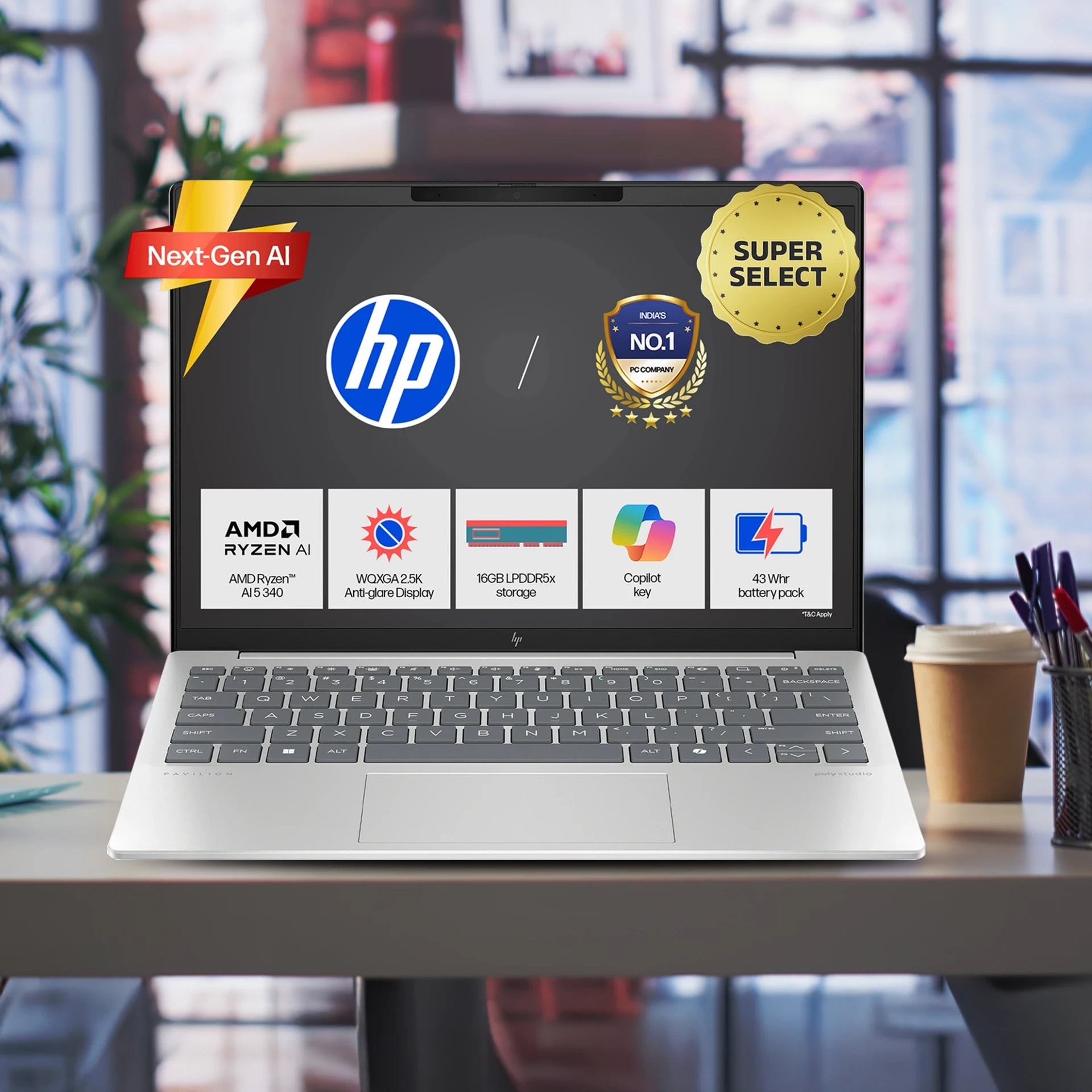 HP OmniBook 7 Aero battery life and fast charging features