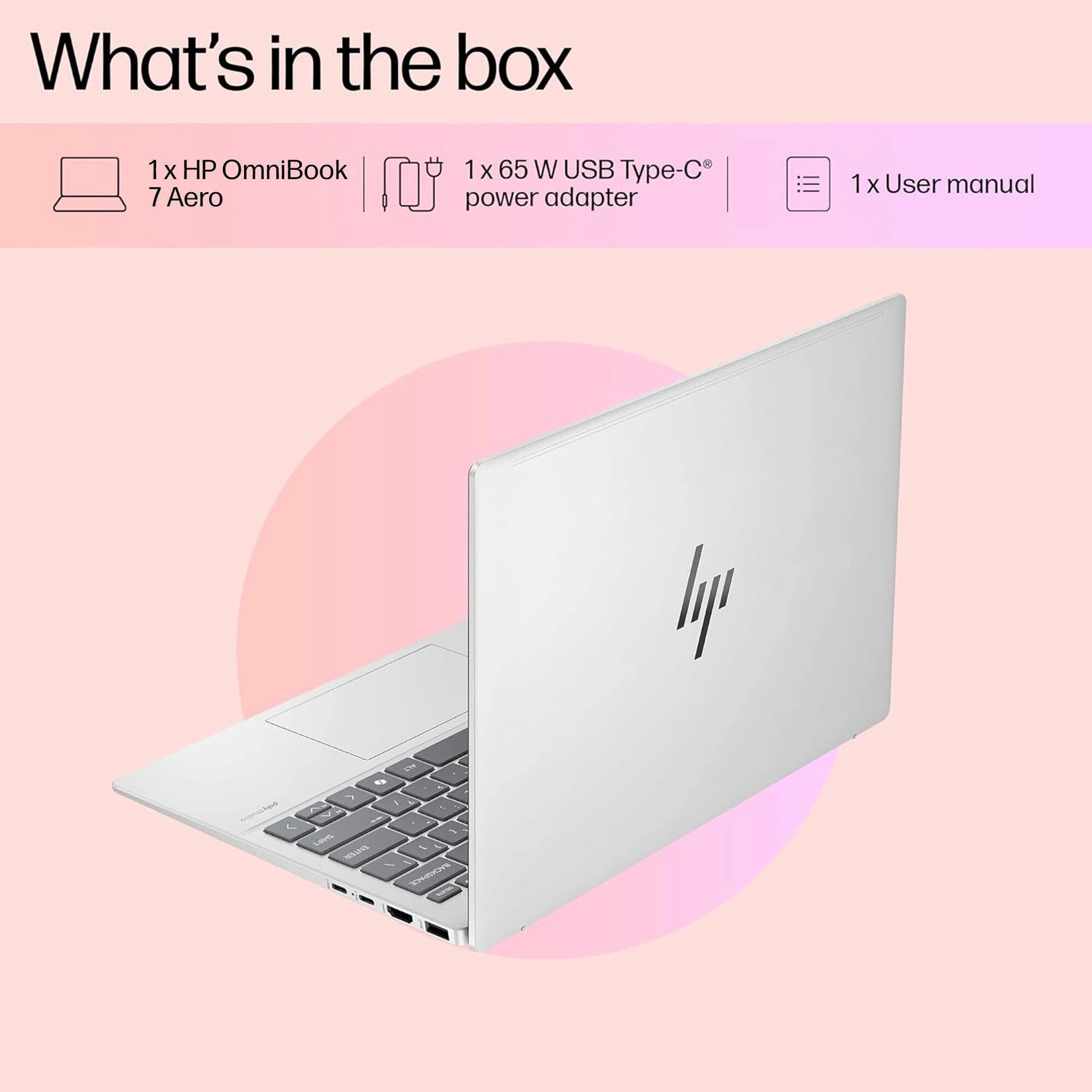 HP OmniBook 7 Aero 13.3-inch WQXGA anti-glare display