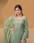 Traditional Indian sharara suit for wedding
