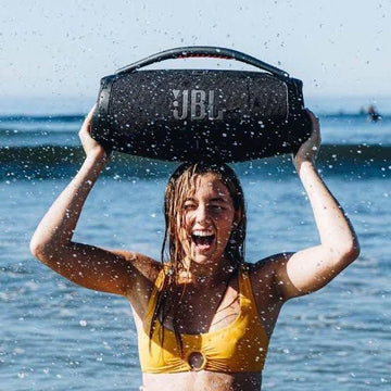 JBL Boombox 3 style bluetooth speaker