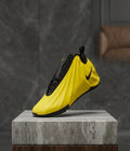 LeBron style yellow black basketball sneakers for men