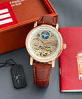 Luxury automatic men's watch front view