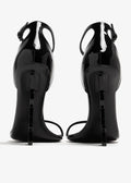 Luxury Fashion Heel Sandals Available in Black and Burgundy