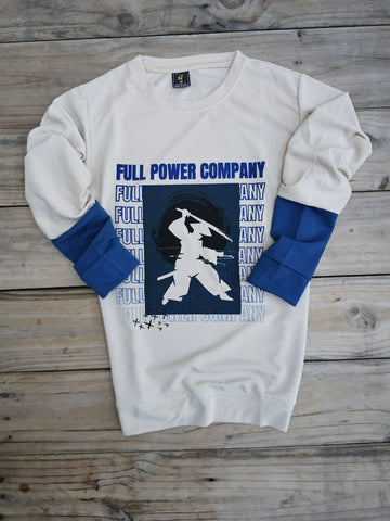 Men’s anime full-sleeve T-shirt front view