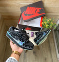 Men casual sneakers black cat design size 40 to 45