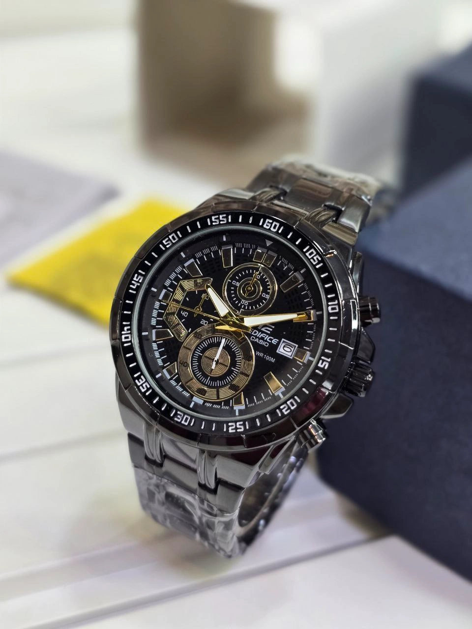 men chronograph quartz watch