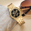 Michael Kors women’s black dial watch front view