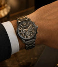 Montblanc Premium Black Metal Chronograph Watch in luxury box