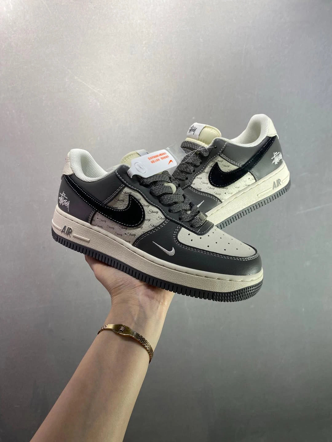 Pair of Nike Gucci inspired sneakers for men
