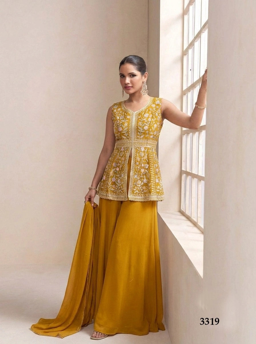 women ethnic peplum outfit