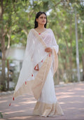 Blouse Sartin Banglore Silk Saree With Sequnce Zari Embroidery Butti NextBuy