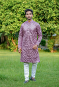 Wine Varnish Lehenga Choli - And Kurta Bottom Set Combo (Full Stitched) NextBuy