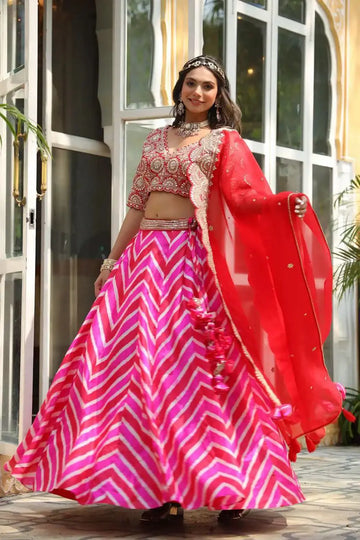 Embroidery Work Lehenga Choli (Full Stitched) NextBuy