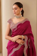 Vichitra Silk Embroidery Saree NextBuy