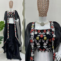 Ready to Wear Dhoti Style with Shrug & Unstitch Choli – Tabby Organza with Sequence Work NextBuy
