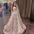Launching Exclusive 4-Meter Flare Real Mirror Embroidery Sequins Work Lehenga NextBuy