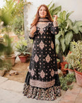 Heavy Faux Georgette Eid Sharara Set with Silk Inner