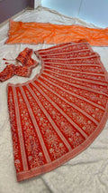 The Traditional Elegance And Modern Style The Vibrant Color Lehenga NextBuy
