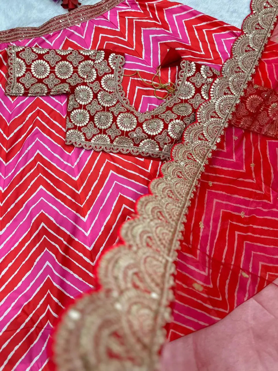 Embroidery Work Lehenga Choli (Full Stitched) NextBuy