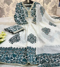 Stylish Alia Cotton Flair Kurti With Pant And Malmal Dupatta NextBuy