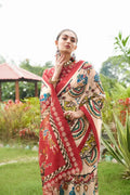 Designer Patola Saree – Exquisite silk saree with intricate Patola prints and luxurious texture.