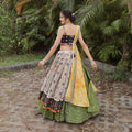 Bandhej Patola Foil Print Lahenga Choli (Full stitched) NextBuy