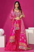Embroidery Work Digital Print Lehenga Choli (Full Stitched) NextBuy