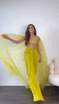 Ready to Wear Dhoti Style With Srug and Unstich Choli NextBuy