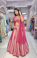 Pink Lining Lehenga (Full Stitched) NextBuy