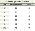 Premium Persian Silk Calf Length Dress