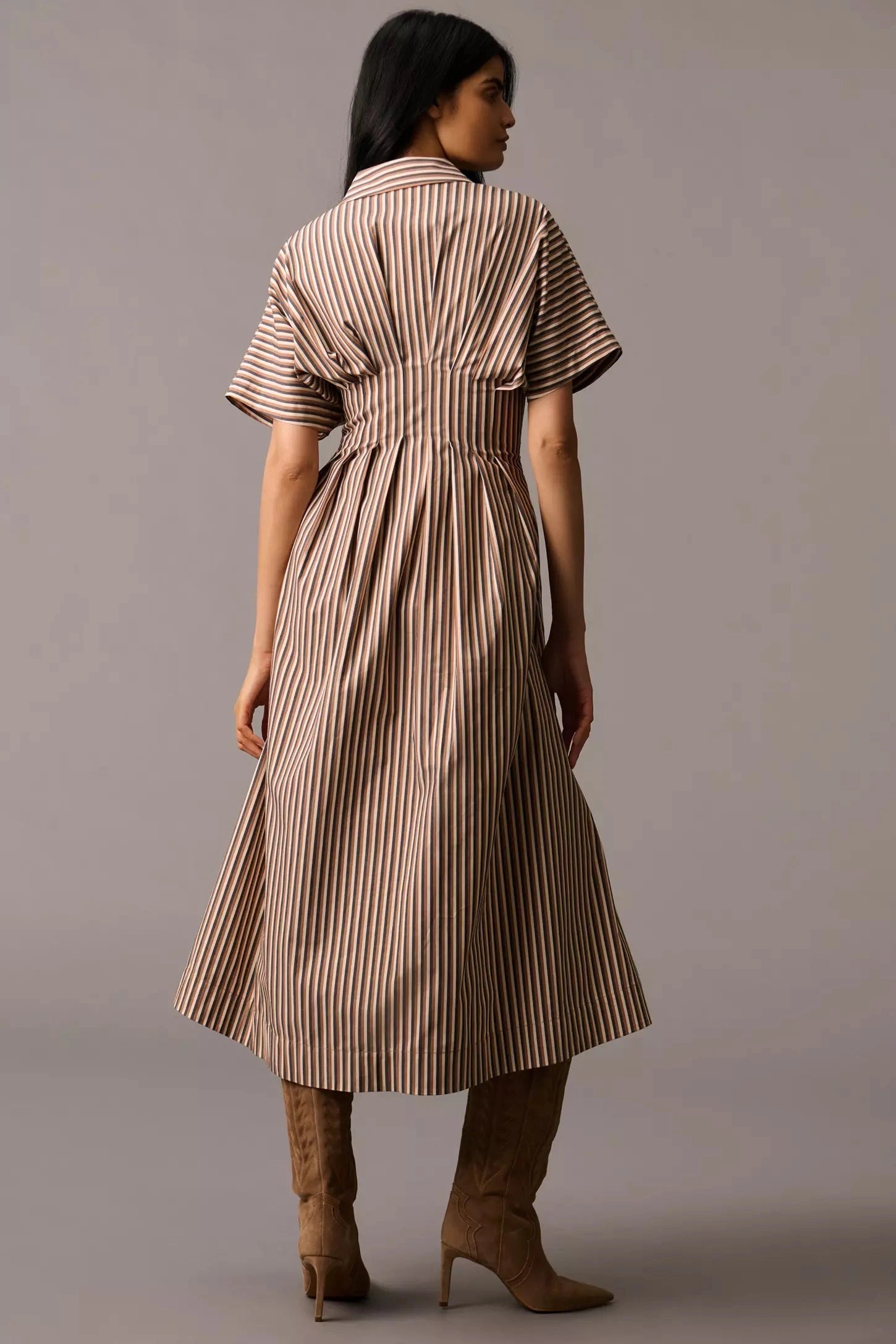 premium-striped-rayon-dress-side-view