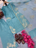 Pure natural crepe embroidered top with tassel detailing