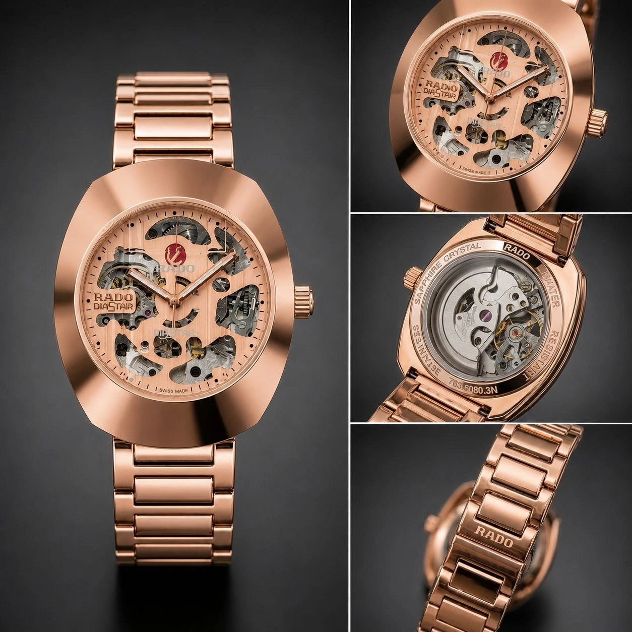 rado ceramic look men watch