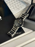 Rado ceramic metal strap close-up