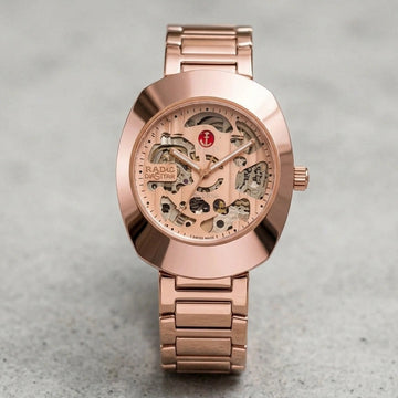 rado diastar skeleton automatic watch