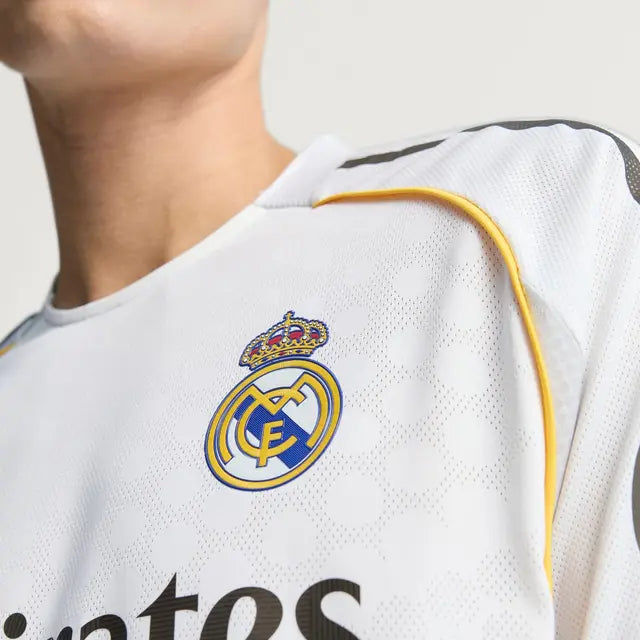 Real Madrid football jersey for men in white
