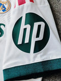 real madrid fan football jersey close up