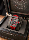 Richard Mille red carbon edition premium watch for men