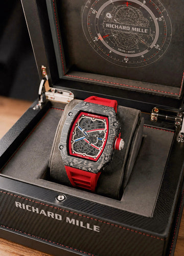 Richard Mille red carbon edition premium watch for men