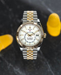 Dual tone Jubilee bracelet luxury men's watch