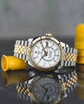 Rolex Sky-Dweller premium automatic men's watch white dial