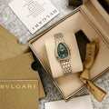 Elegant slim rose gold women wrist watch
