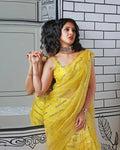 Wedding wear georgette saree