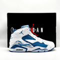 Sole and grip view of Jordan sneaker
