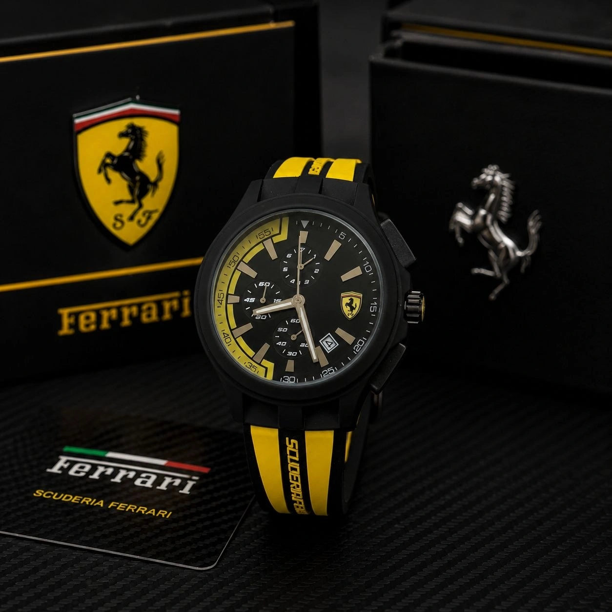 sporty silicone strap watch men