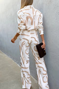 stylish women abstract western co ord set