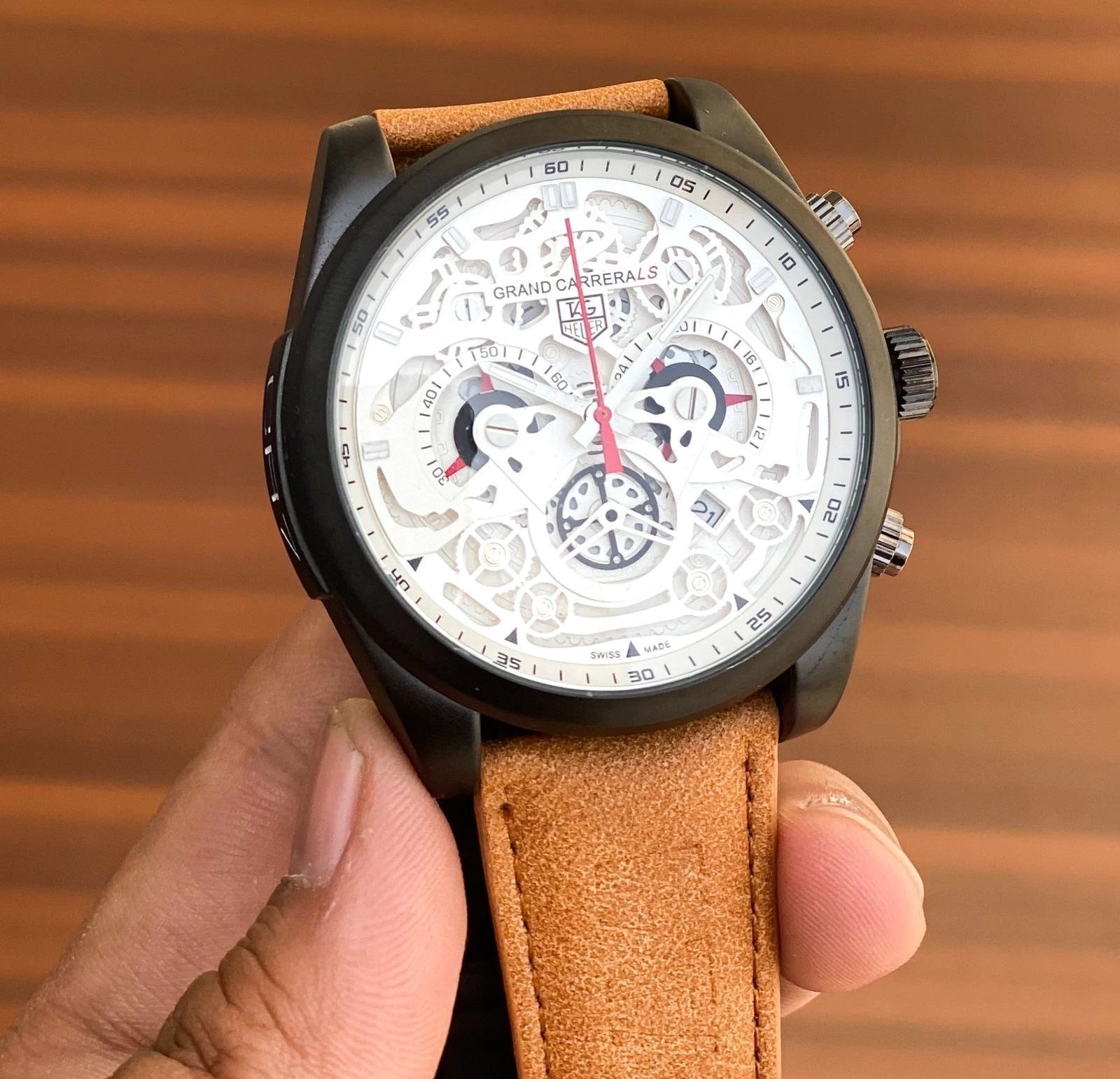 tag heuer inspired sports watch