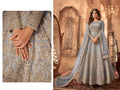 Elegant black Anarkali dress with net dupatta – wedding outfit