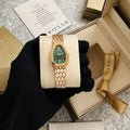 Two tone ladies watch with diamond markers
