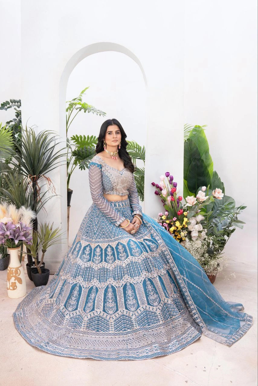 Unstitched Embroidered Choli